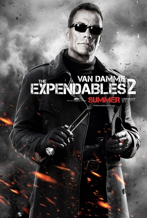 پوستر ژان کلاد ون دام برای فیلم The Expendables
