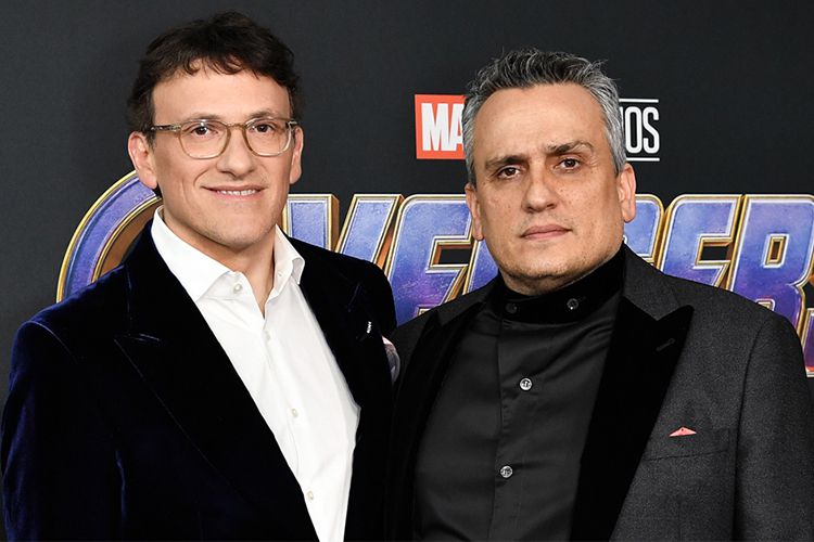 جو و آنتونی روسو روی فرش قرمز فیلم Avengers: Endgame 