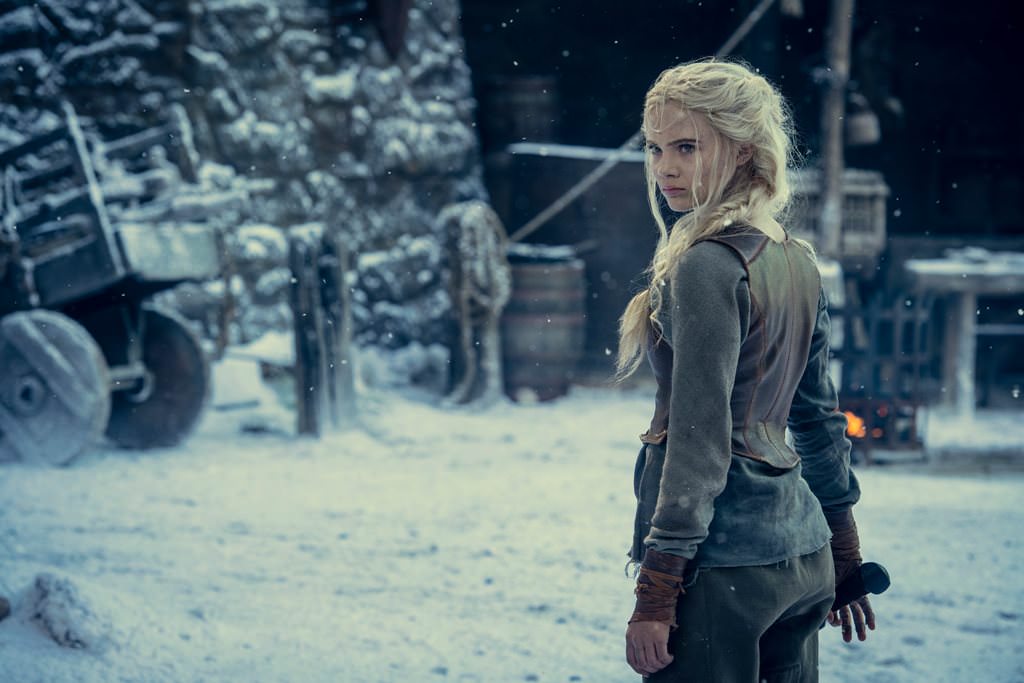 فریا آلن در نقش سیری در فصل دوم سریال The Witcher / ویچر