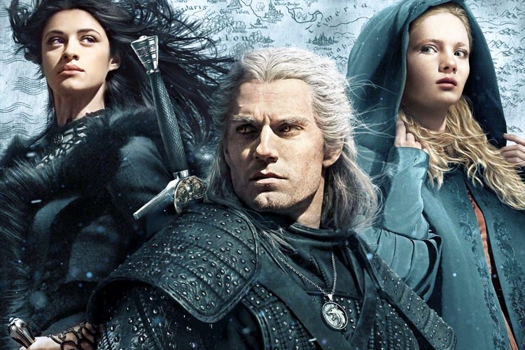 گرالت، ینیفر و سیری در فصل دوم سریال The Witcher