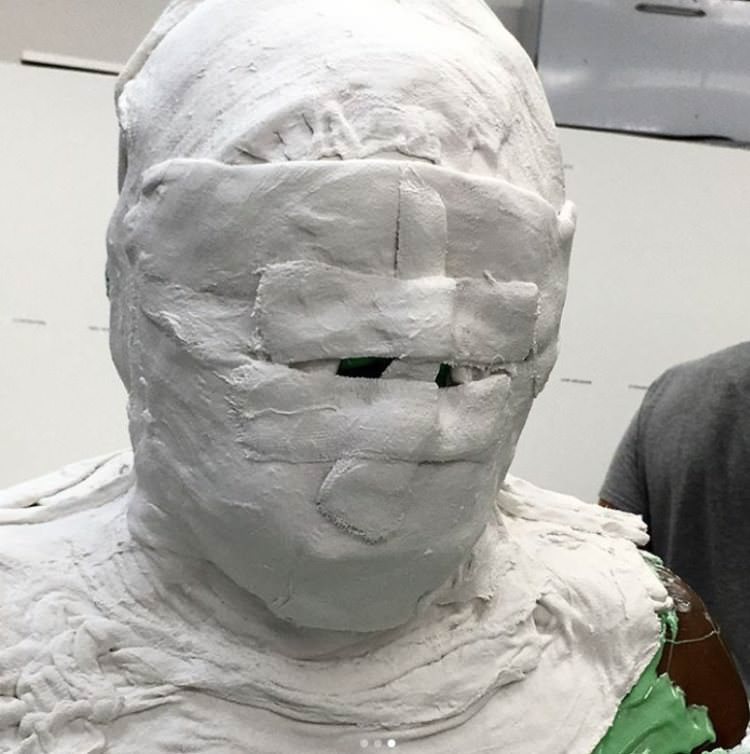 Samuel L. Jackson Captain Marvel Set Pic