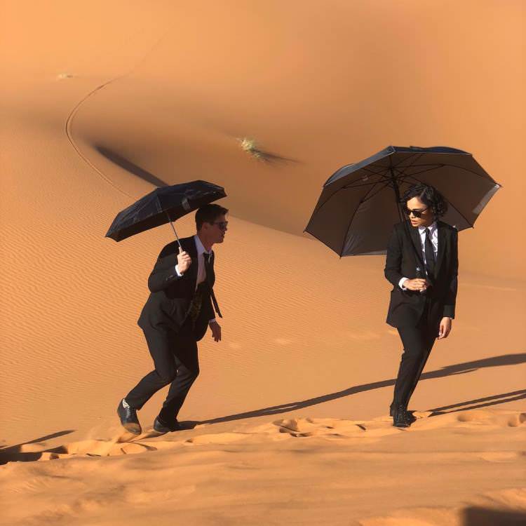 Men In Black BTS Photo