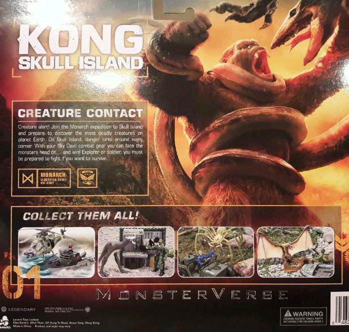 Kong: Skull Island box toy