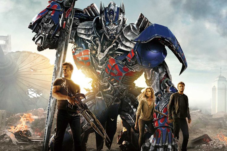 مارک والبرگ در پوستر فیلم transformers age of extinction