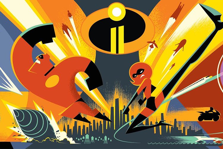 پوستر دیگری از انیمیشن The Incredibles 2 منتشر شد