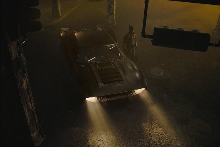 تصاویری از مدل بت موبیل در فیلم The Batman منتشر شد