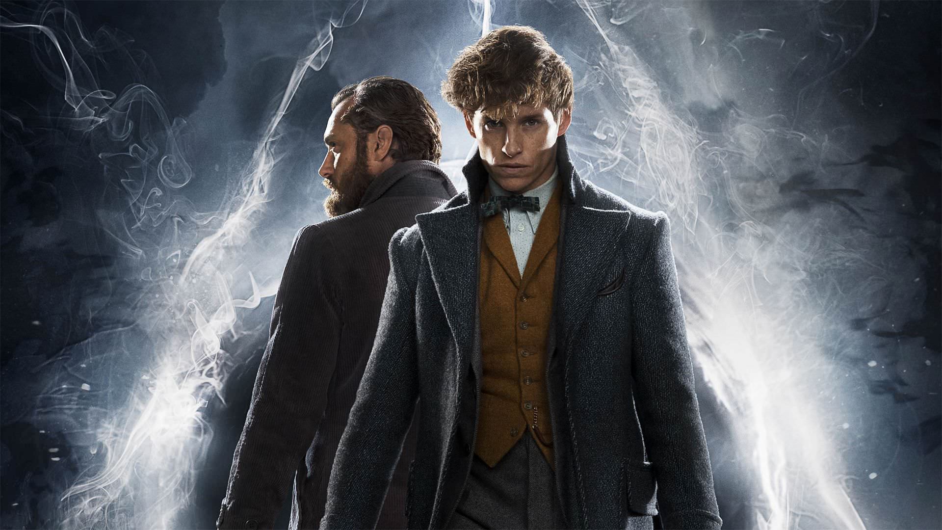 ادی ردمین و جود لاو در فیلم Fantastic Beasts: The Crimes of Grindelwald