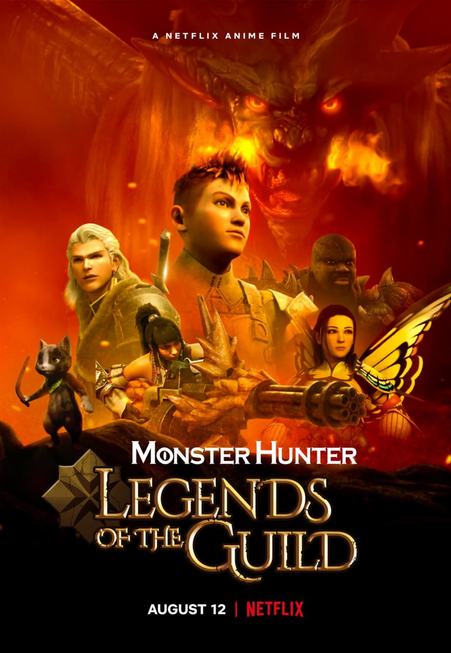 پوستر انیمیشن Monster Hunter: Legends of the Guild