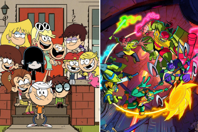 همکاری نتفلیکس و نیکلودئون در ساخت دو فیلم Rise of the Teenage Mutant Ninja Turtles و The Loud House