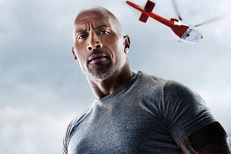 راک، تصویری از صحنه فیلم‌برداری فیلم Rampage را به اشتراک گذاشت