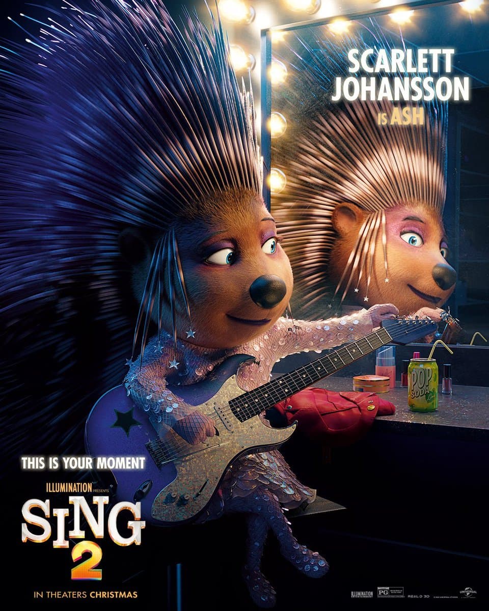 پوستر شخصیت اش در انیمیشن Sing 2