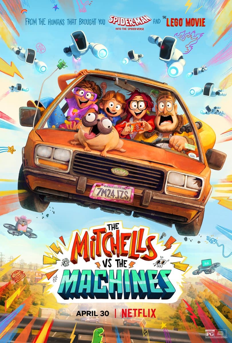 پوستر رسمی انیمیشن The Mitchells vs. the Machines